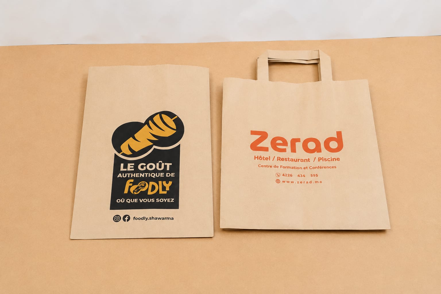 Sacs kraft personnalisable Landpack
