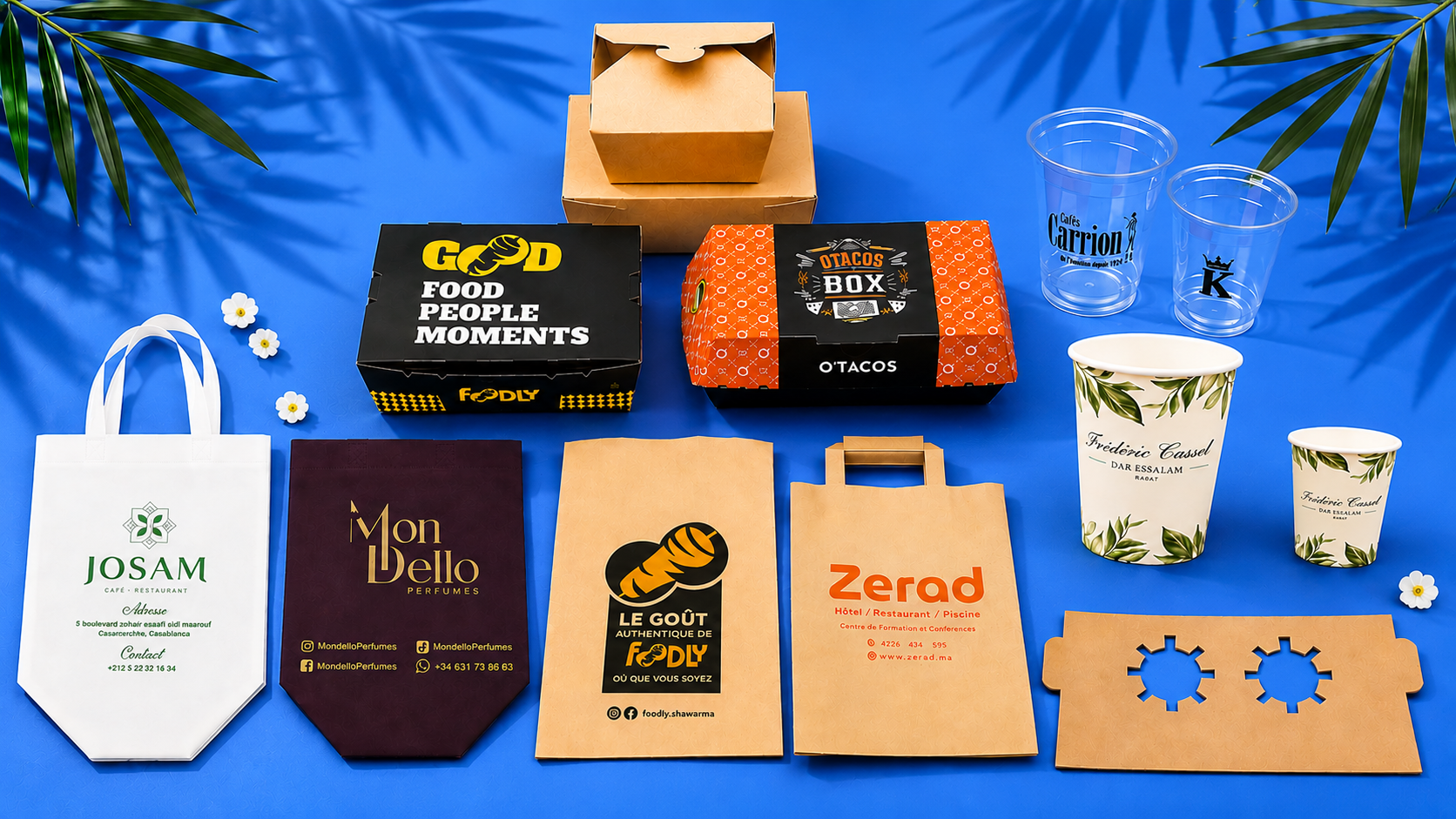 Landpack — sacs kraft, boîtes et gobelets personnalisés